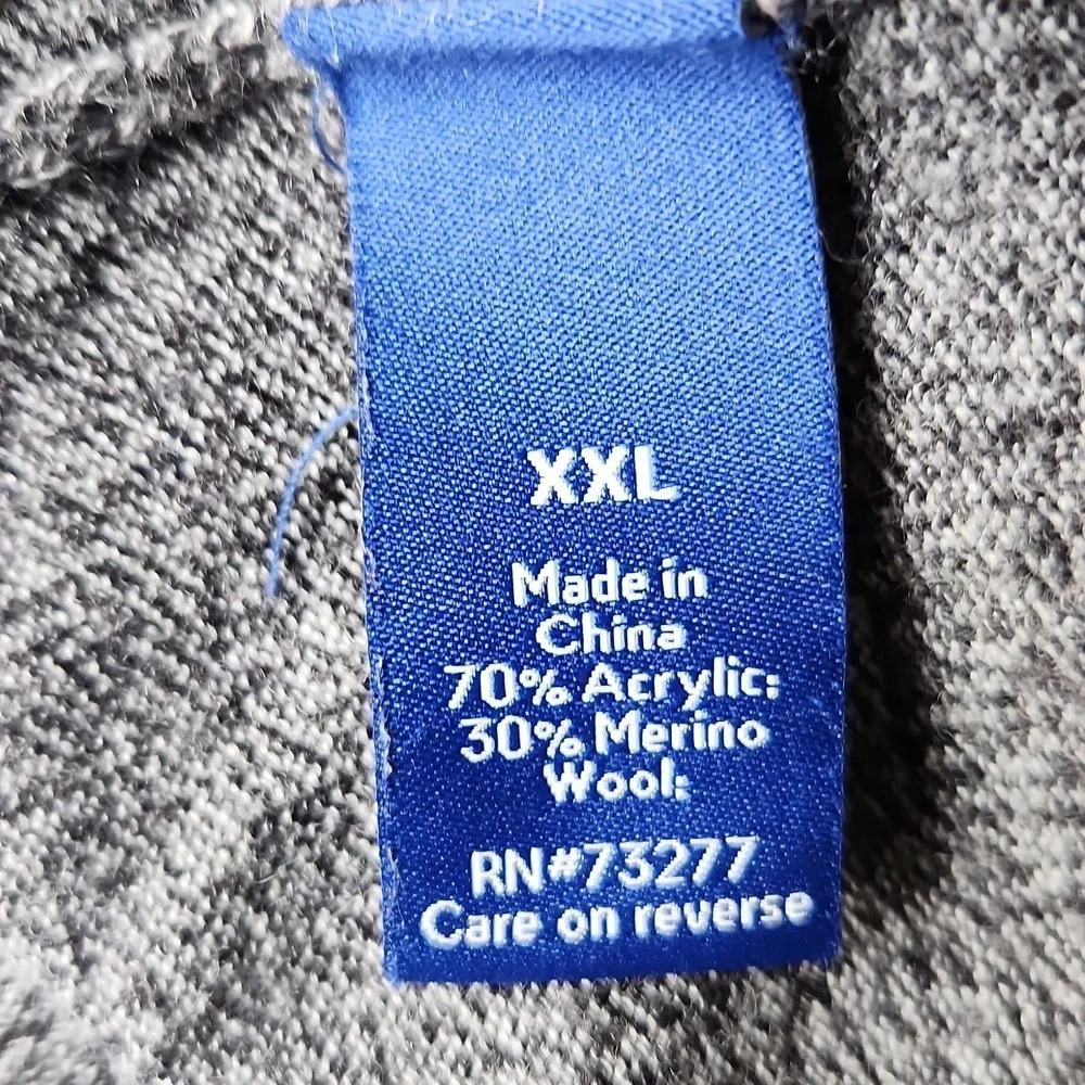 Dark Grey Apt 9 V Neck Sweater - Picture 13 of 13